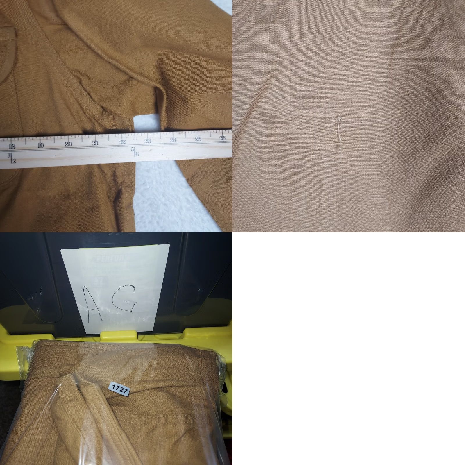 Vintage VINTAGE RedHead Blue Bill Hunting Coat Mens Medium Brown Duck Canvas Flannel Lined Jacket Military Duck Canvas Fall Winter Mens Size US M / EU 48-50 / 2 - 8 Thumbnail