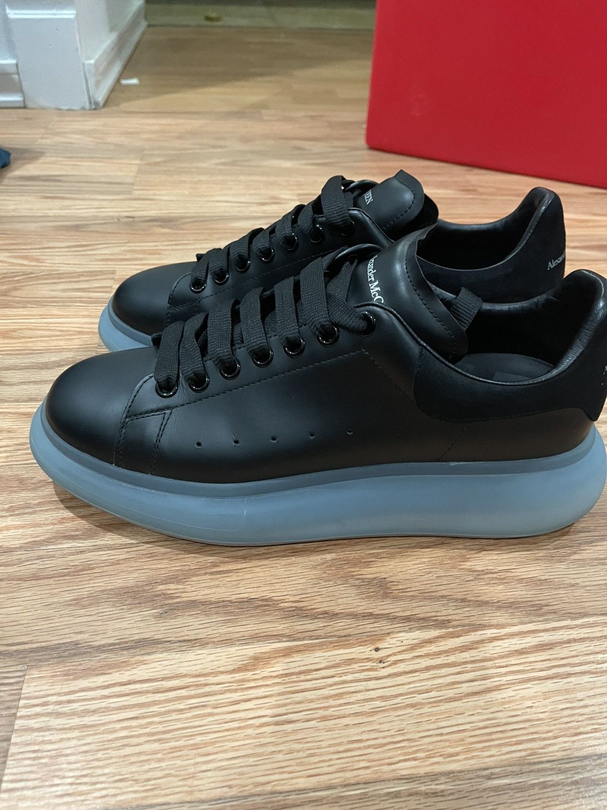 Alexander McQueen Black and Blue/clear Alexander Mcqueen size 11/44 stan smith Size US 11 / EU 44 - 1 Thumbnail