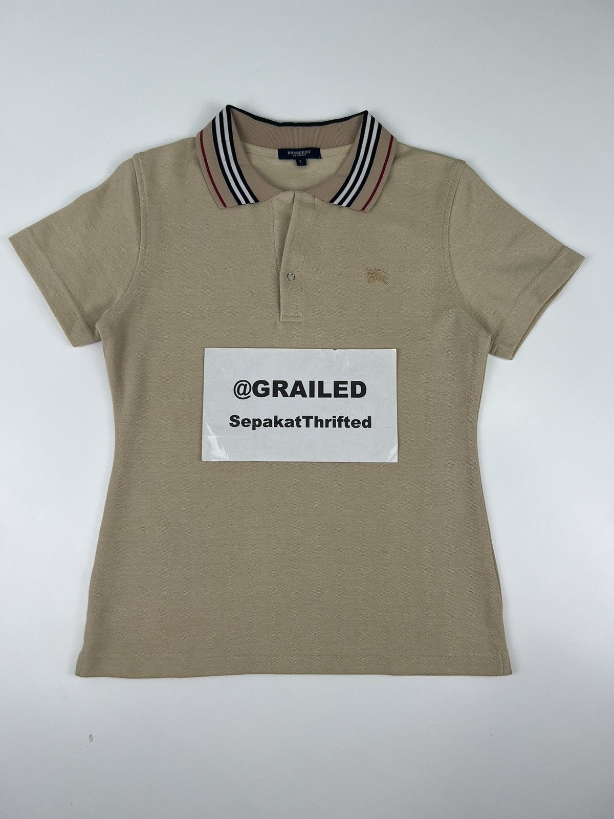 Burberry Burberry London Women Polo Tee Size L / US 10 / IT 46 - 12 Thumbnail