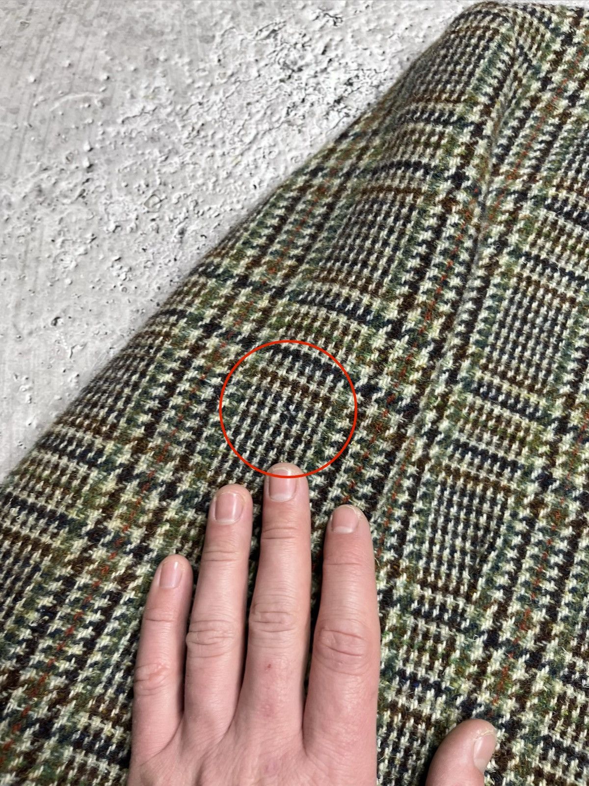 Harris Tweed Dunn & Co Harris Tweed Wool Blazer Jacket Check 108 Long Size 44R - 4 Thumbnail