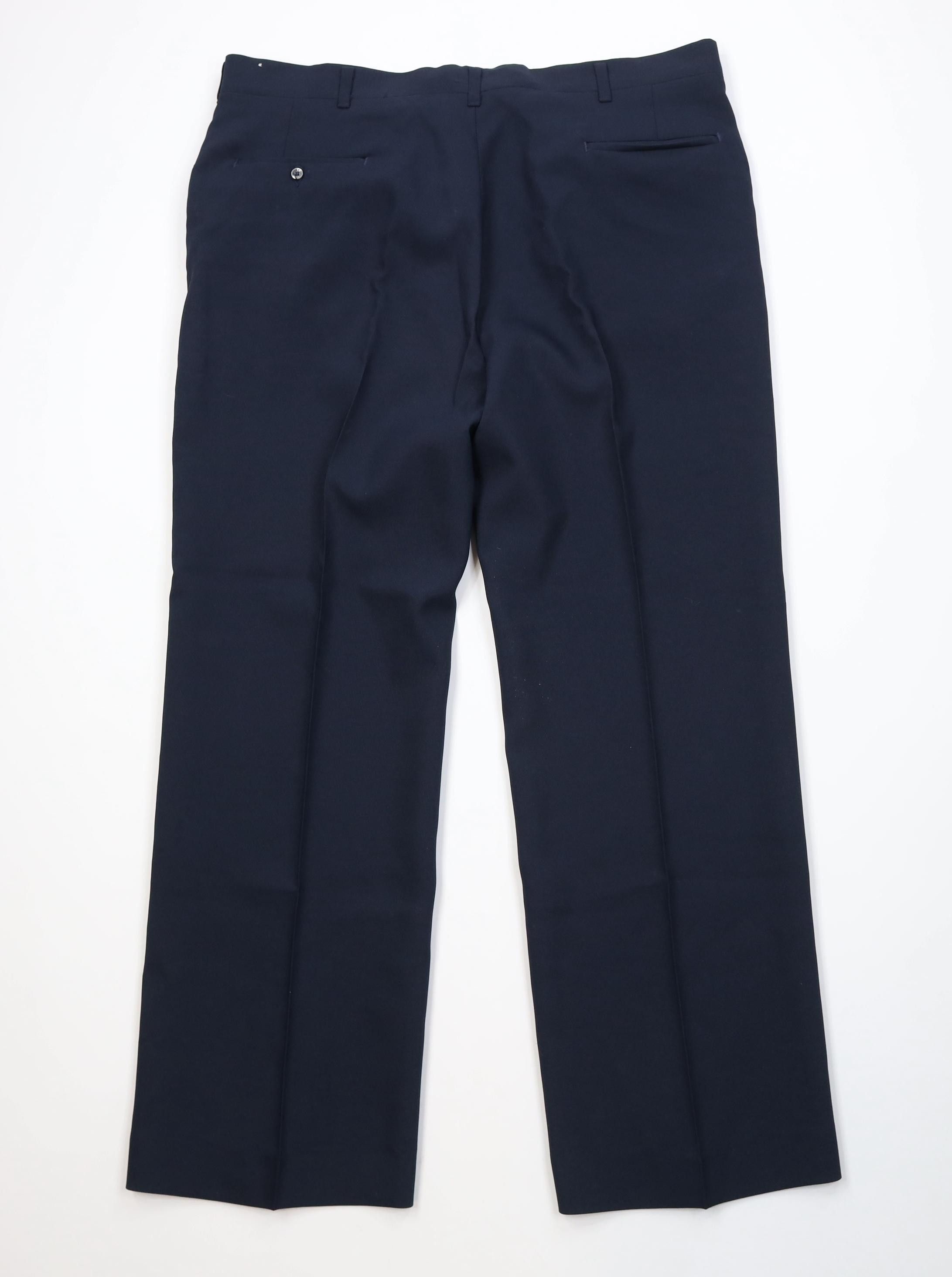 Vintage Vintage 70s Streetwear Flared Wide Leg Chino Pants Blue USA Size US 40 / EU 56 - 9 Thumbnail