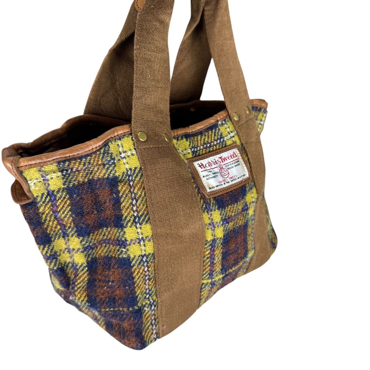 Harris Tweed 🌟HARRIS TWEED WOOL TARTAN TOTE BAGS Size ONE SIZE - 2 Thumbnail