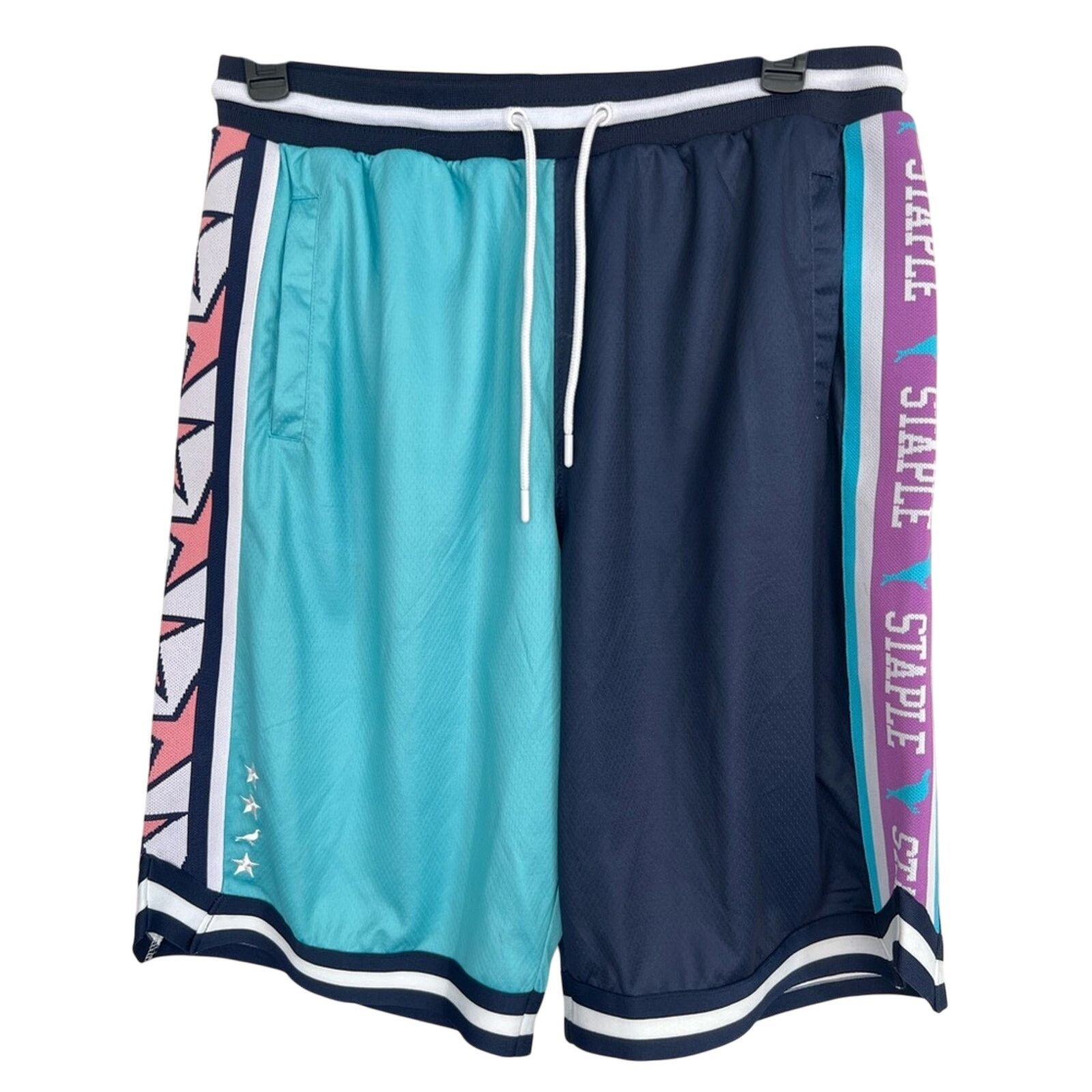 Staple Staple Pigeon Brand Collegiate Basketball Shorts Mens XL $58 Size US 38 / EU 54 - 2 Thumbnail