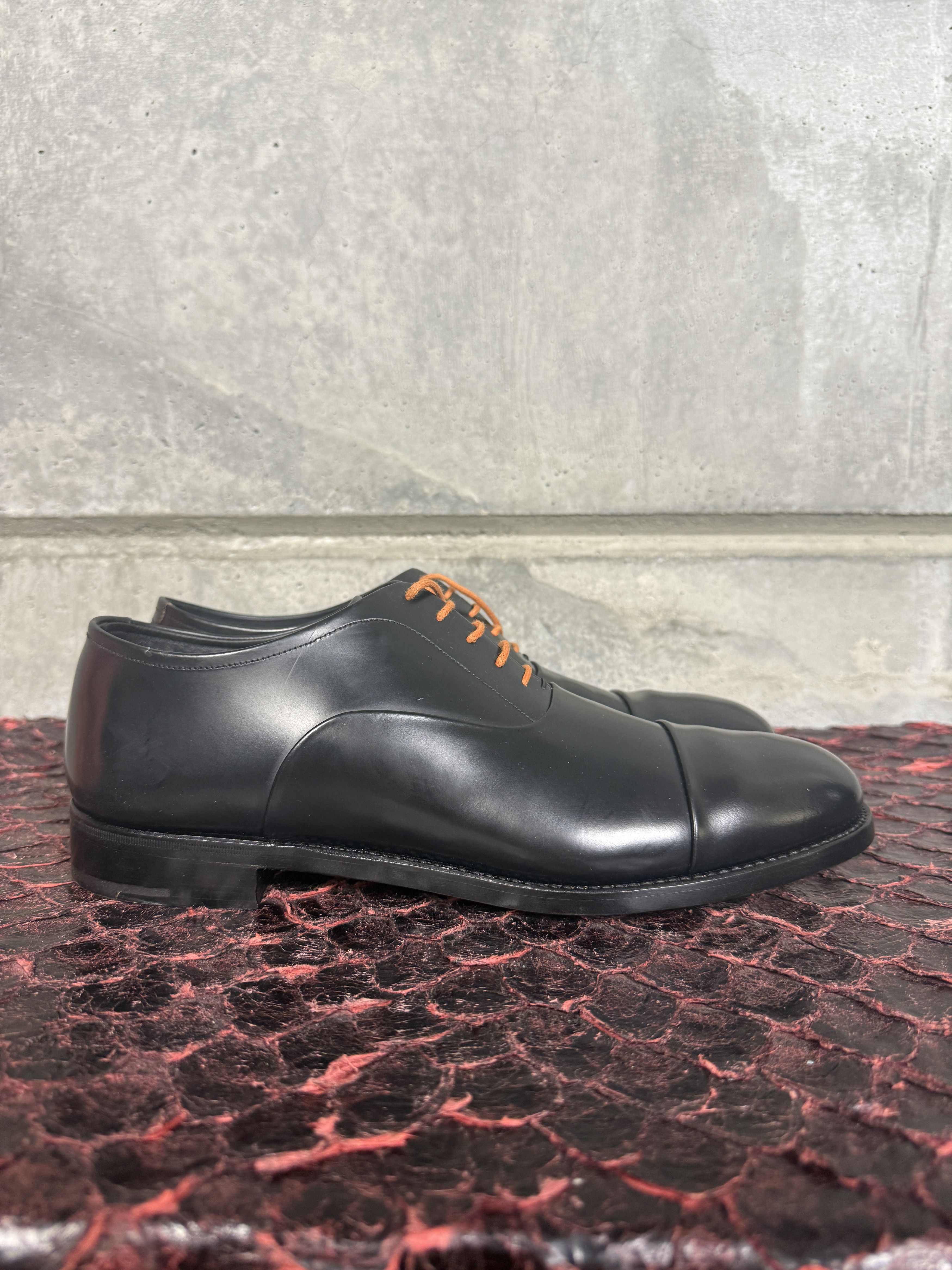 Alberto Fasciani Alberto Fasciani Torres Ron Nero Leather Oxfords Size US 12 / EU 45 - 2 Thumbnail