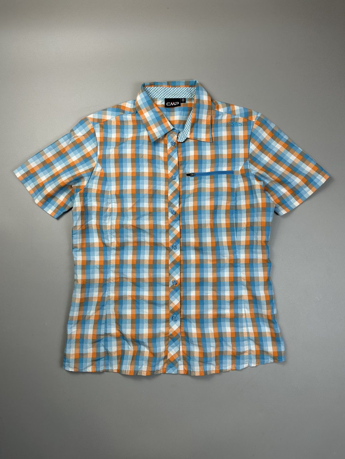 Other Unisex Short-sleeve button shirt CMP outdoor Size L / US 10 / IT 46 - 1 Thumbnail