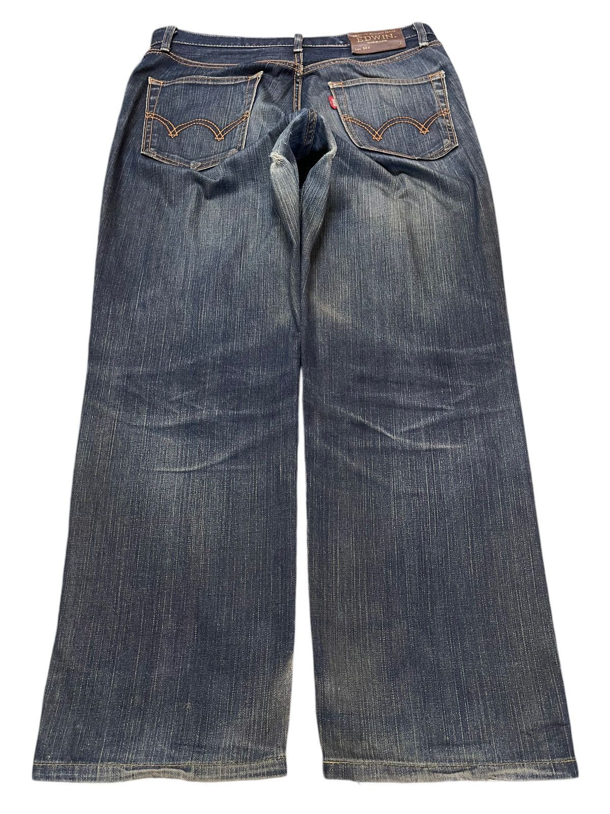 Edwin Vintage Edwin 504 Mud Wash Style Baggy Jeans Size US 32 / EU 48 - 2 Thumbnail