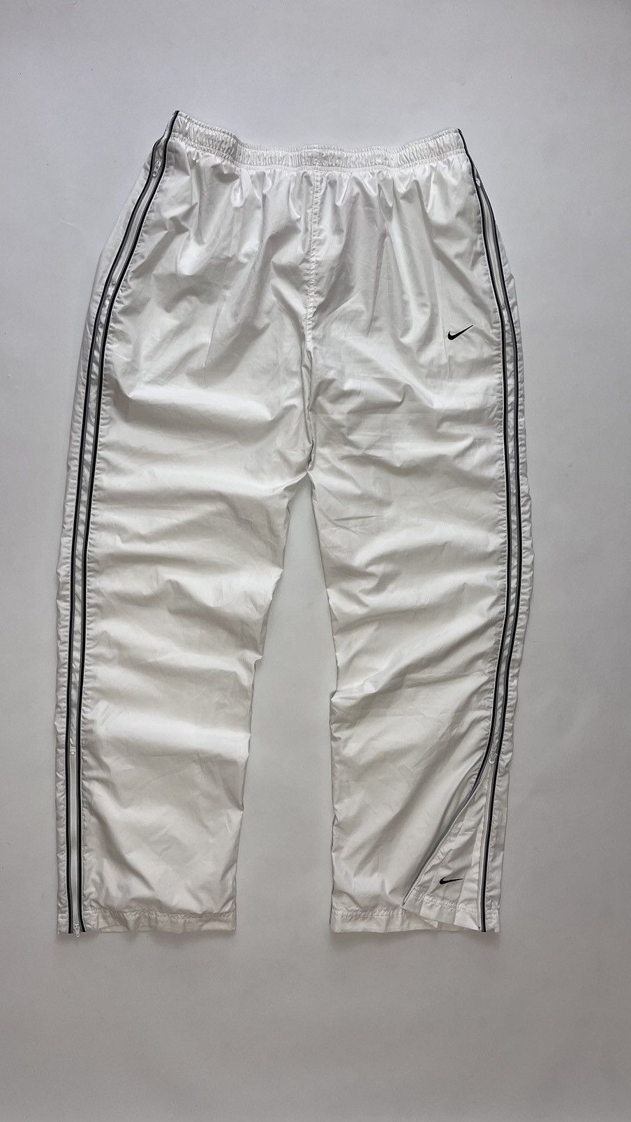 Vintage White Adidas Track Pants