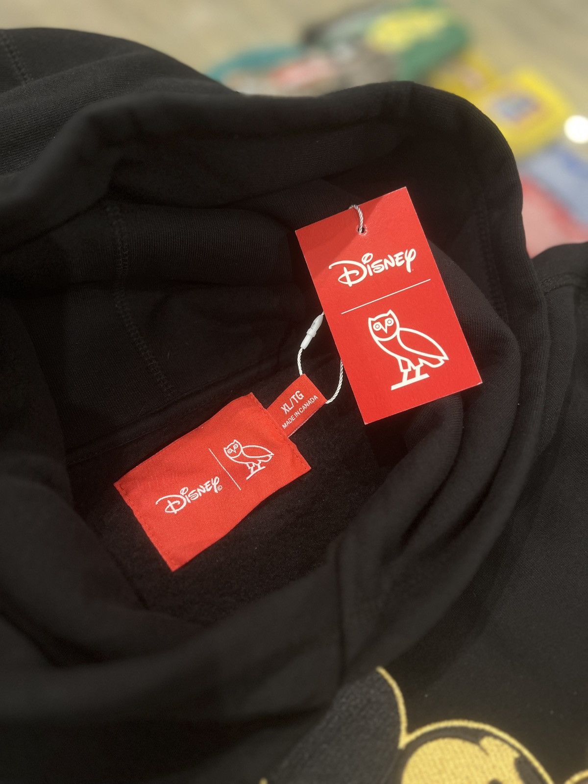 October's Very Own OVO x Disney OG Mickey Hoodie Black Size: XL Size US XL / EU 56 / 4 - 7 Thumbnail