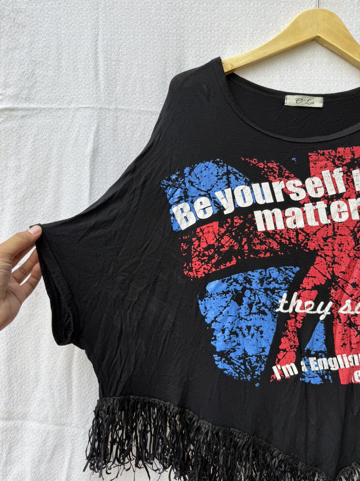 Hysteric Glamour Britania flags poem tee Size US L / EU 52-54 / 3 - 4 Thumbnail