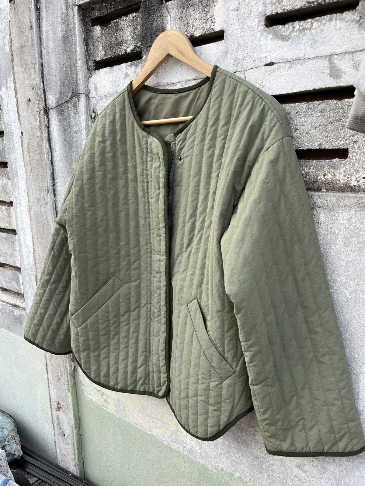 Japanese Brand VIS JAPAN SORONA VERTICAL QUILTING BLOUSON Size US L / EU 52-54 / 3 - 7 Thumbnail