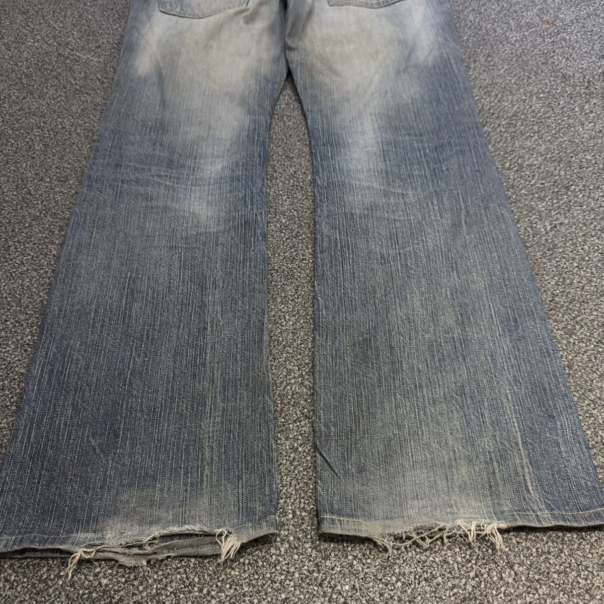 Kapital Flared ‼️ Japanese Denim Edwin 505 Dirty Washed Distressed Size US 33 - 12 Thumbnail