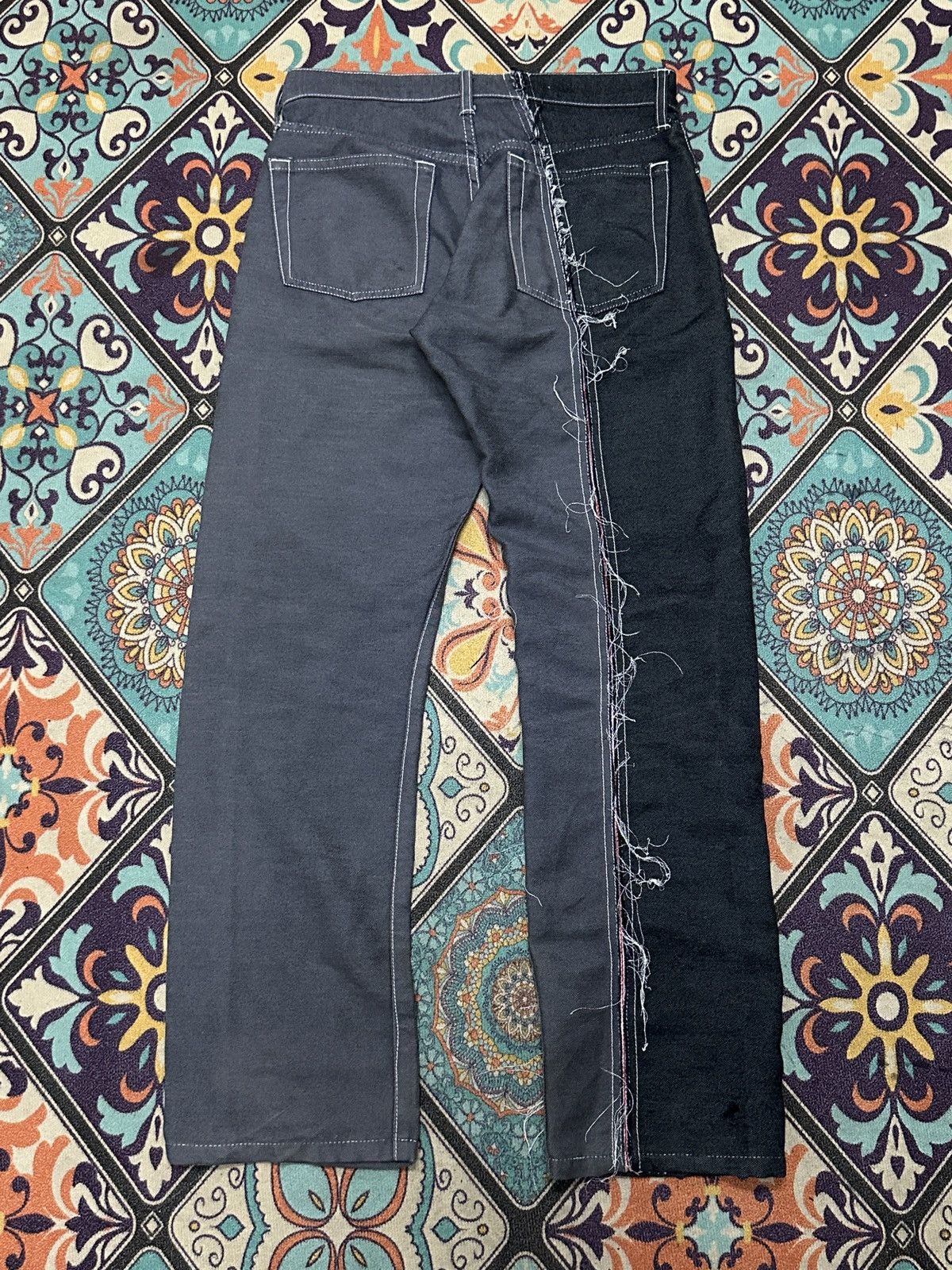 Comme des Garcons Homme Plus SS06 Comme des Garcons Reconstructed Hybrid Denim Pant Size US 30 / EU 46 - 3 Thumbnail