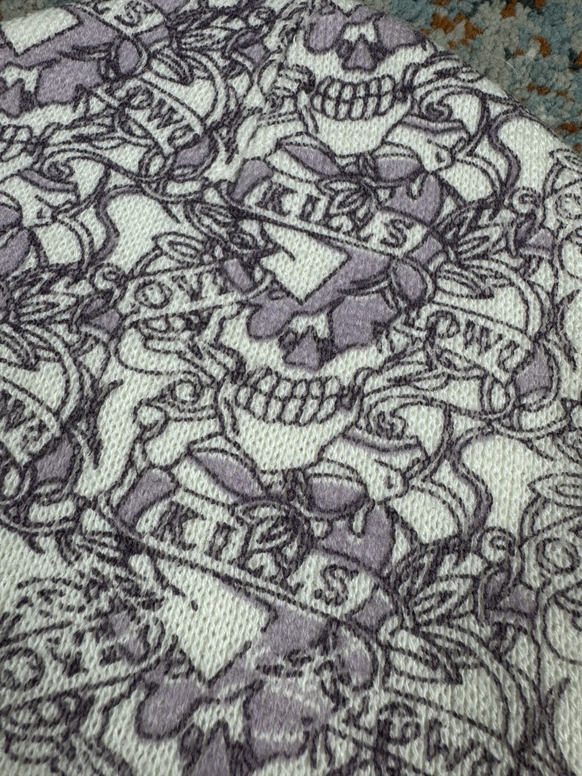 Japanese Brand Vintage Y2K Ed Hardy style aop graphic beanie jesse pinkman Size ONE SIZE - 7 Thumbnail