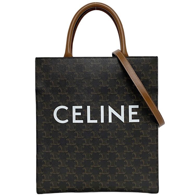 Celine CELINE Tote Bag Brown Pvc Size ONE SIZE - 1 Thumbnail