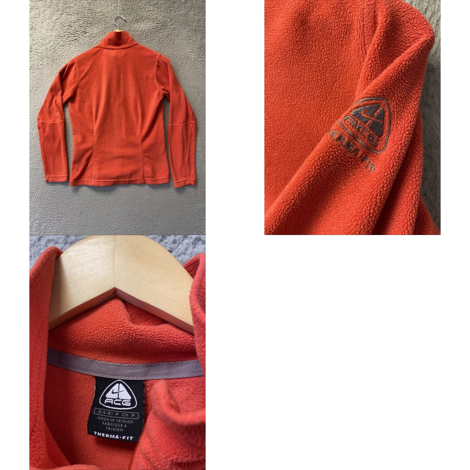 Nike Nike Therma-Fit Long Sleeve Shirt Women’s S Orange 1/4 Zip Athletic Thermal Activewear Womens Size S / US 4 / IT 40 - 8 Thumbnail