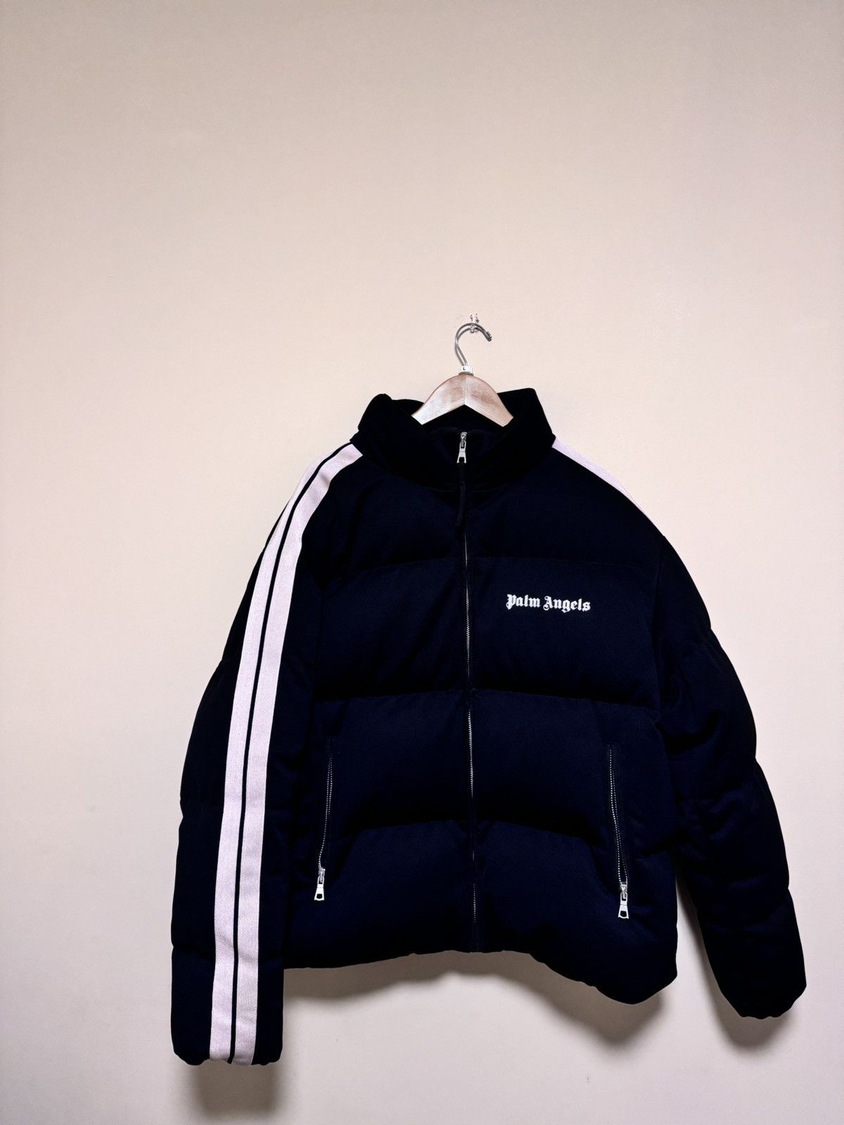Moncler × Palm Angels Moncler x Palm Angels Puffer Jacket Black Size US XL / EU 56 / 4 - 24 Thumbnail