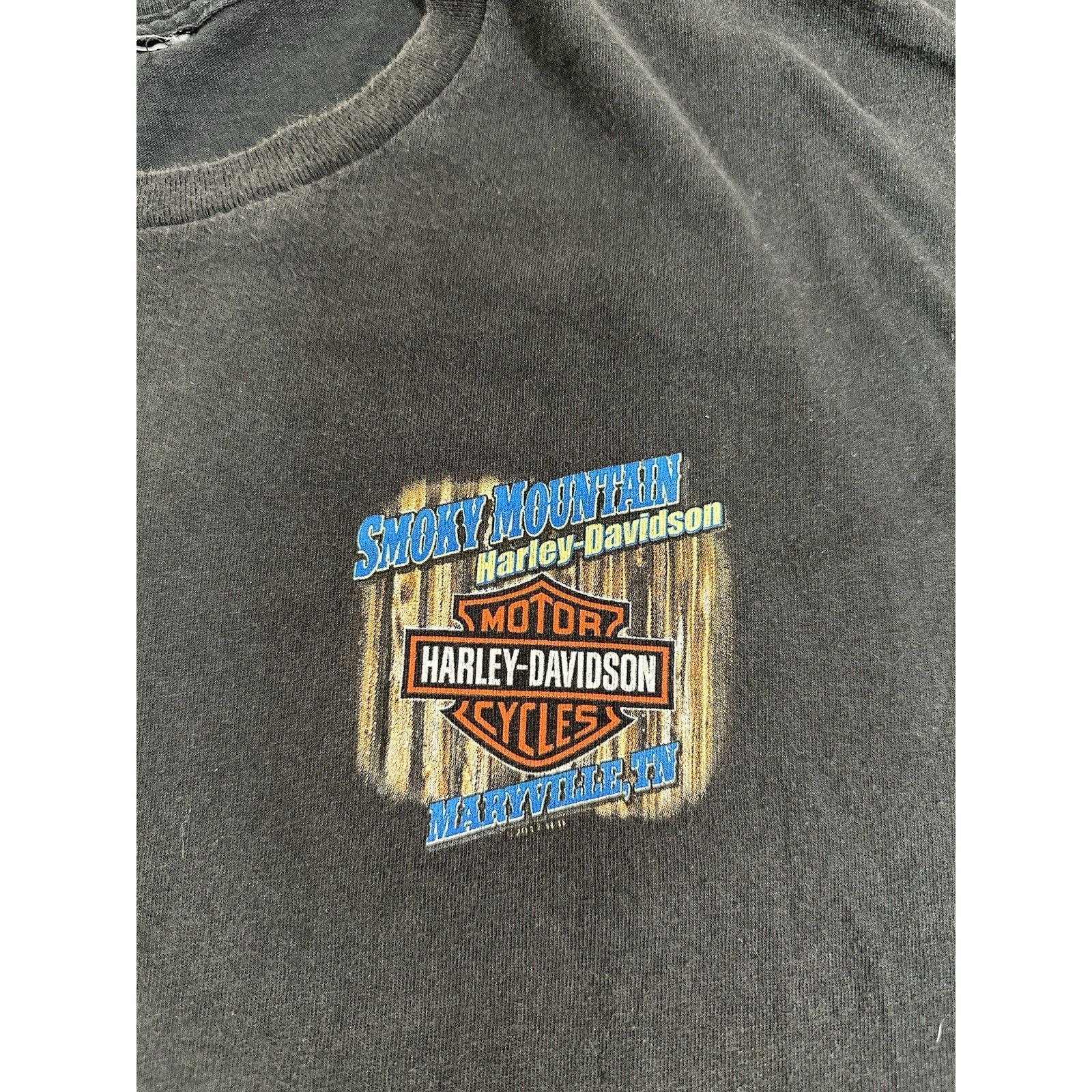 Harley Davidson Vintage Harley Davidson Graphic T-Shirt Biker USA Motorcycle Size US XXL / EU 58 / 5 - 3 Thumbnail