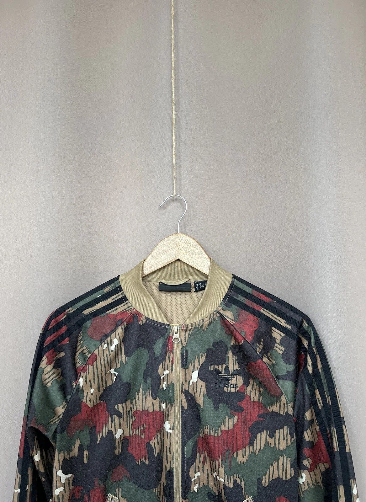 Adidas Adidas Pharrell Williams Track Jacket Camo Full Zip Mens S Size US S / EU 44-46 / 1 - 2 Thumbnail