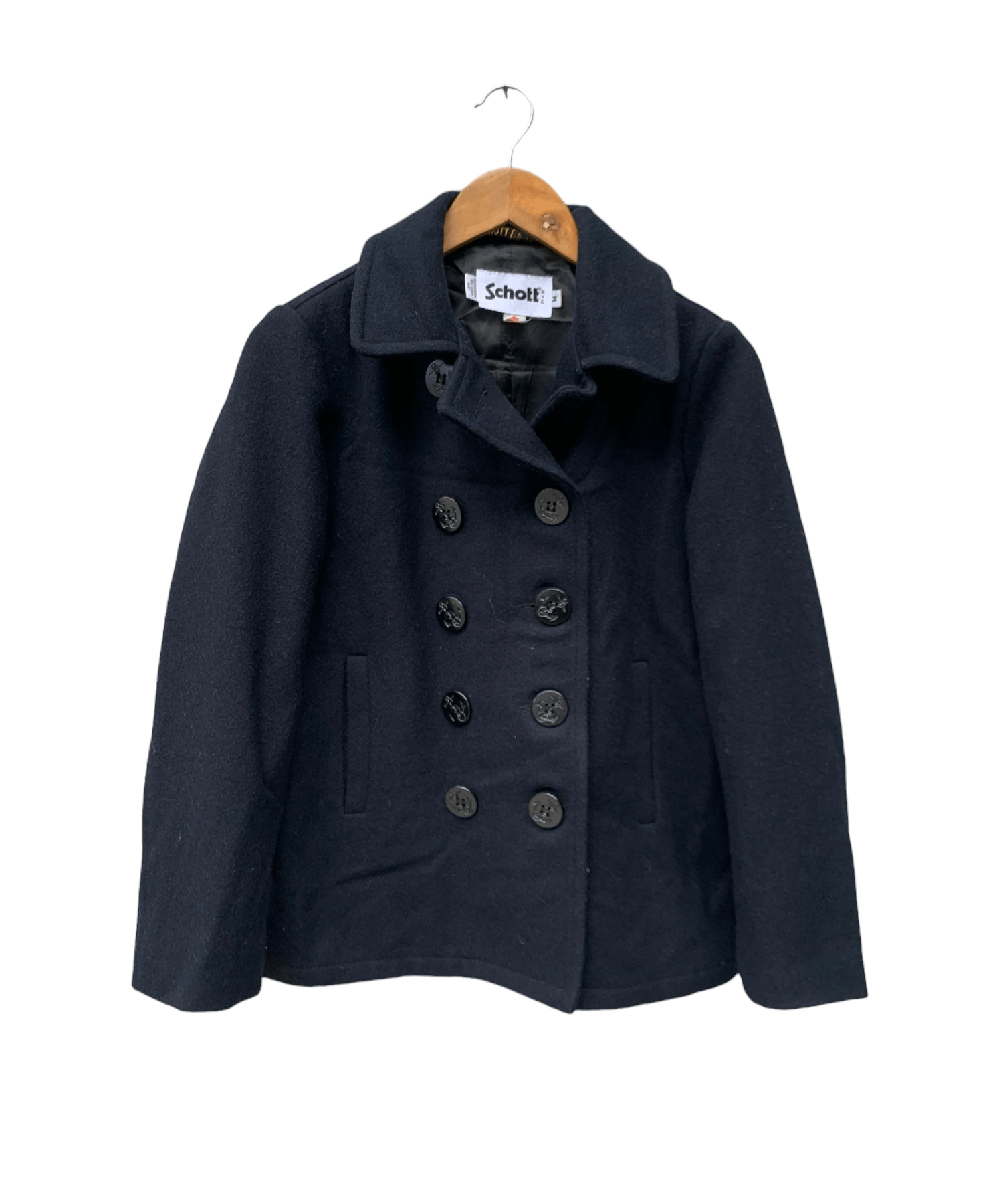 Schott Vintage Schott Bros Canada Black Button Jacket Size US M / EU 48-50 / 2 - 2 Thumbnail