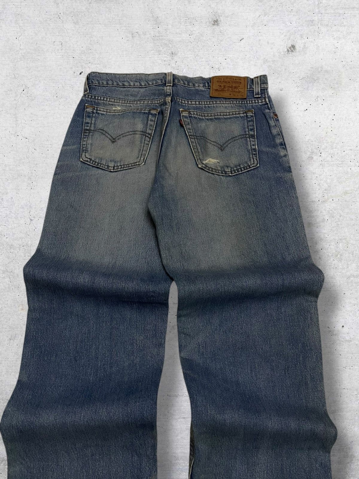 Levi's Vintage Clothing VINTAGE 510 LEVIS USA DESIGNER 90S RIPPED MUDWASH OLD DENIM Size US 30 / EU 46 - 11 Thumbnail