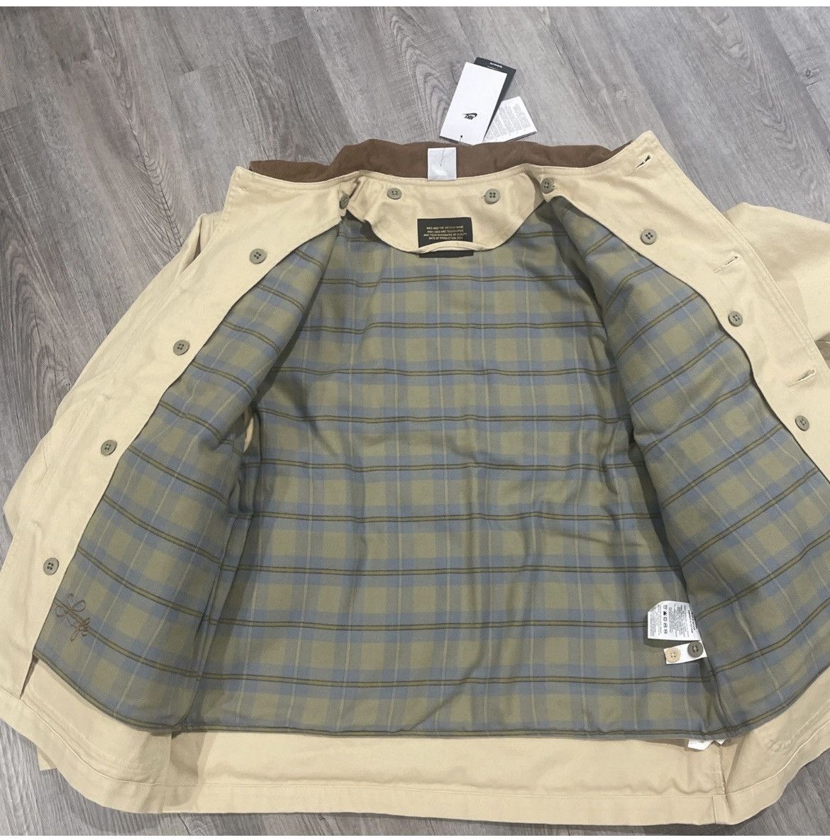 Nike Nike Life Flannel Lined Barn Coat Work Jacket Mens XL Size US XL / EU 56 / 4 - 2 Thumbnail