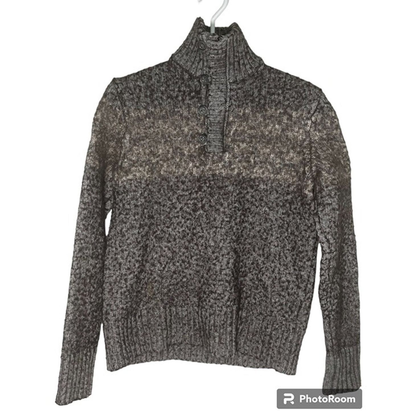 Banana Republic Banana Republic Gray Mock Neck Sweater Men’s Size S USED Size US S / EU 44-46 / 1 - 1 Thumbnail