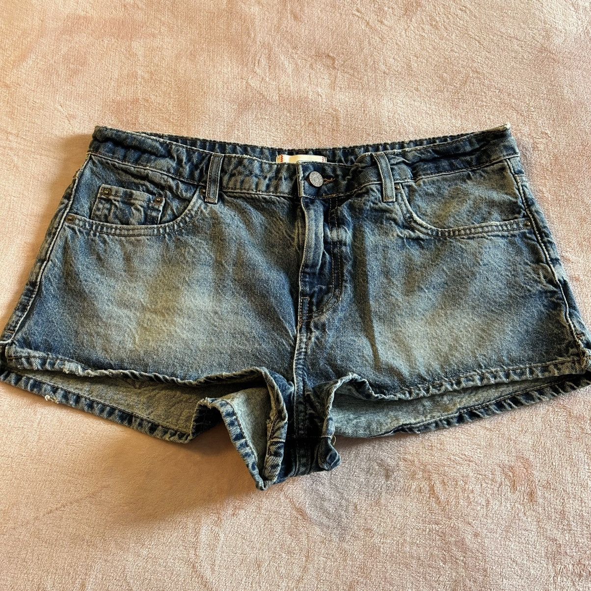 Bdg BDG blue denim high waisted short shorts size 31 Size 31" - 1 Thumbnail