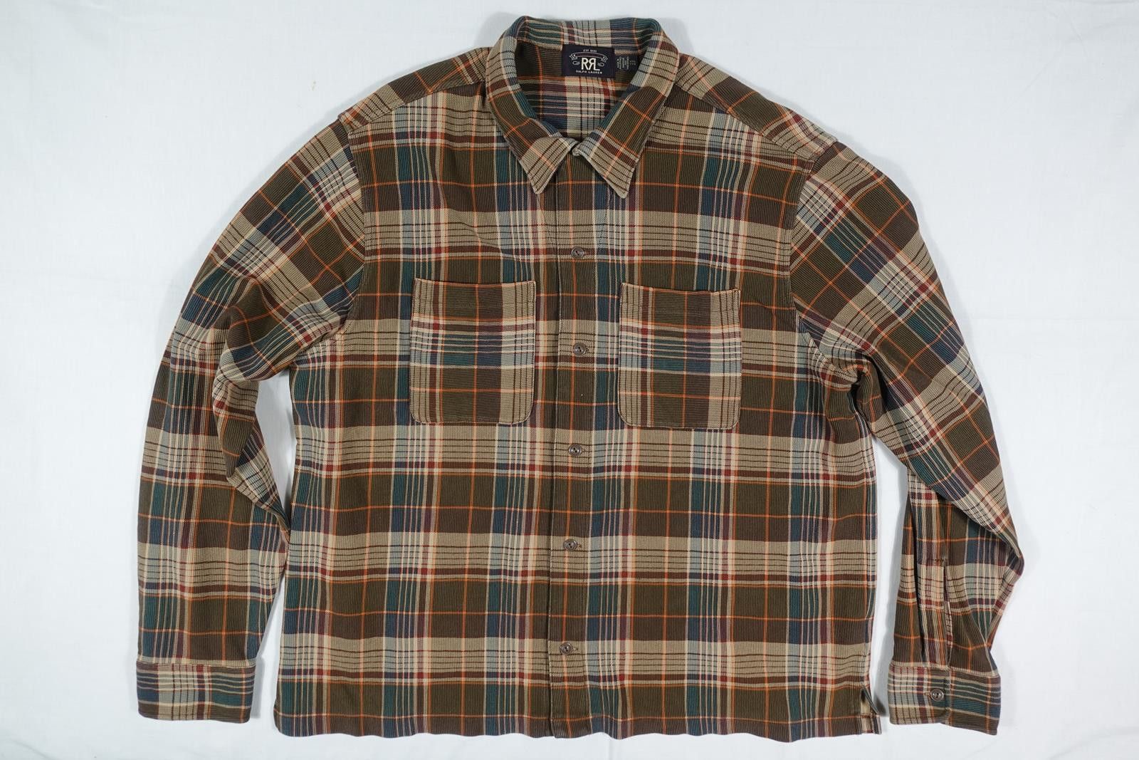 RRL Ralph Lauren RRL Double Ralph Lauren Shirt Plaid Thick Workshirt XXL Size US XXL / EU 58 / 5 - 1 Thumbnail