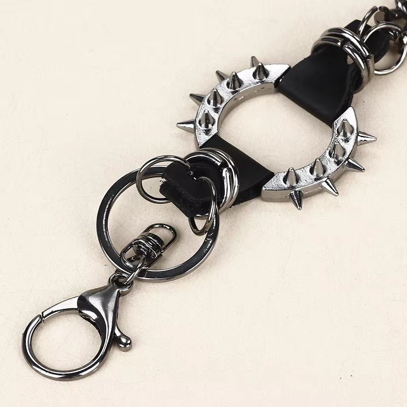 Jewelry 2 Layer Waist Punk Wallet Chain Size ONE SIZE - 4 Thumbnail