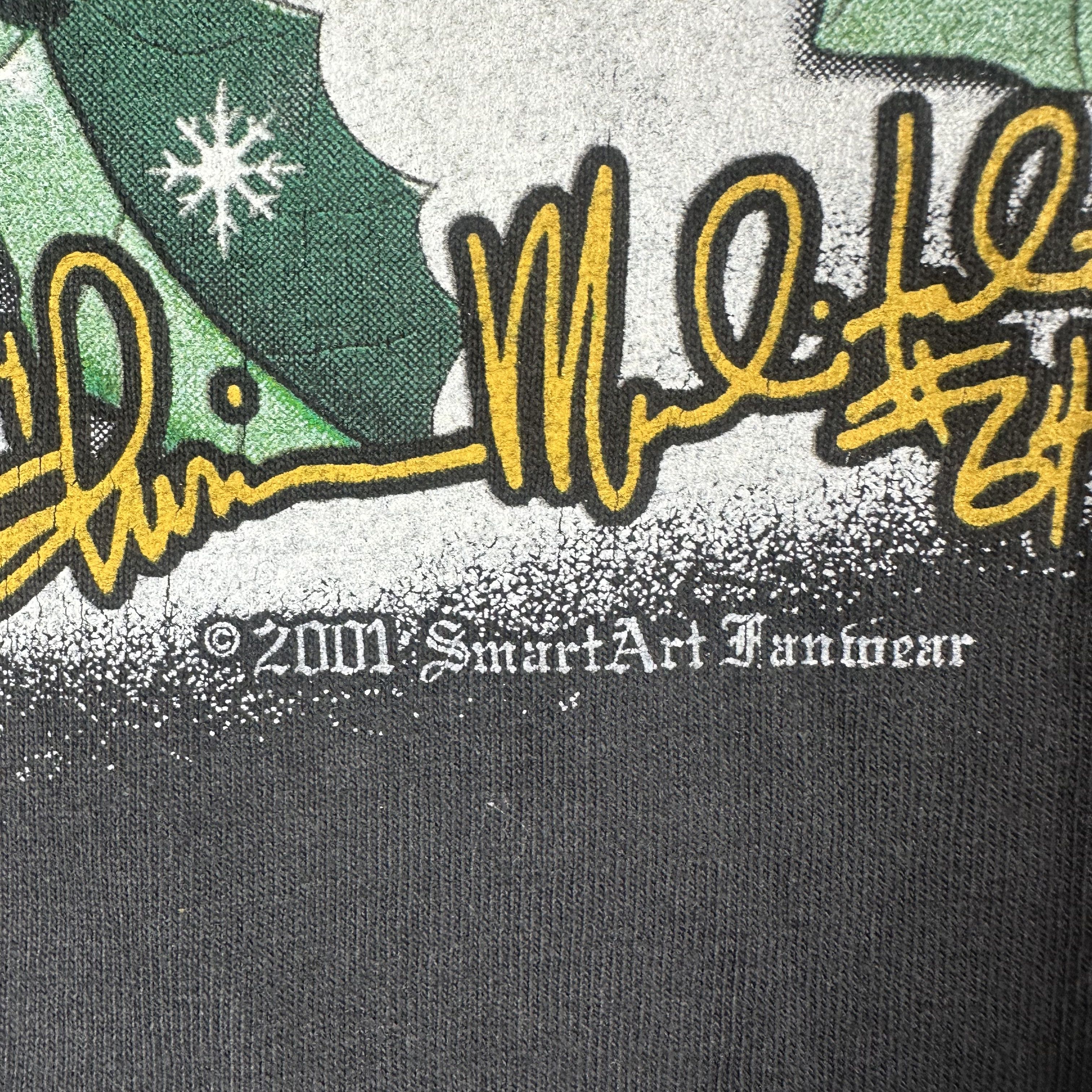 Vintage ​2001 Baltimore Ravens Happy Festivus Graphic T-shirt Size US XXL / EU 58 / 5 - 3 Thumbnail
