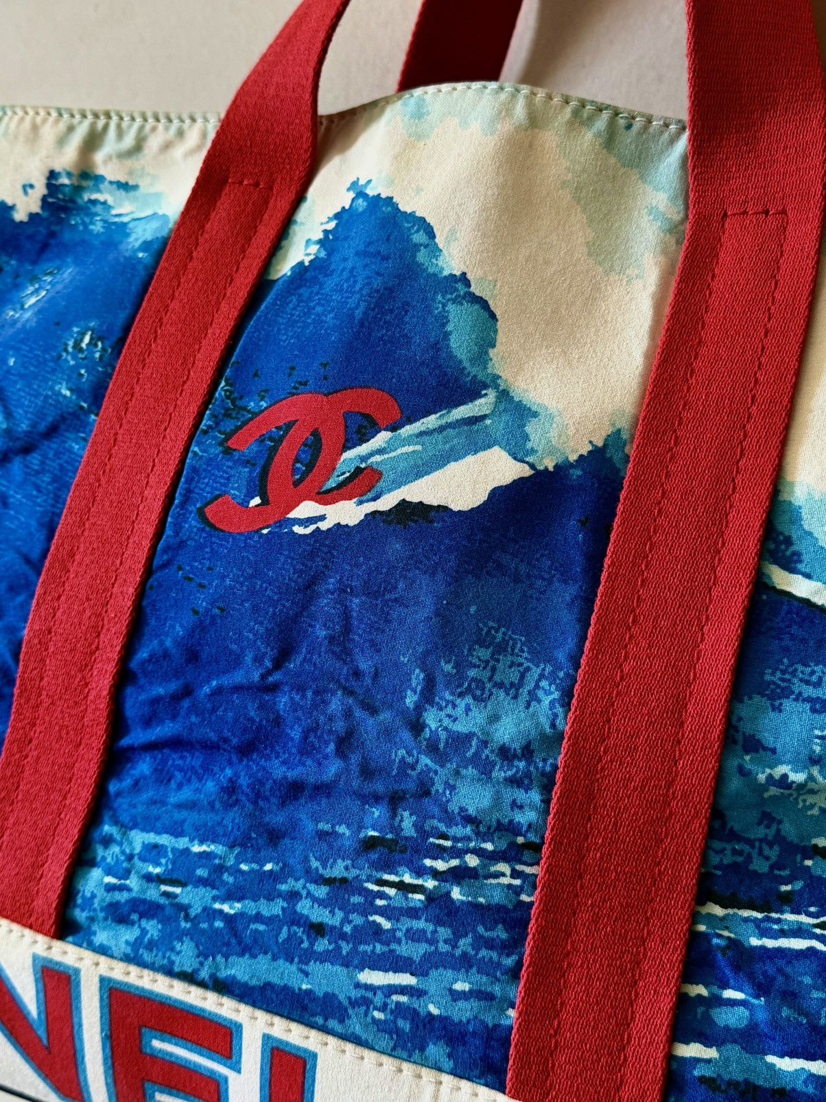 Chanel Chanel - Karl Lagerfeld - SS2002 Surf XL Tote Bag Size ONE SIZE - 7 Thumbnail