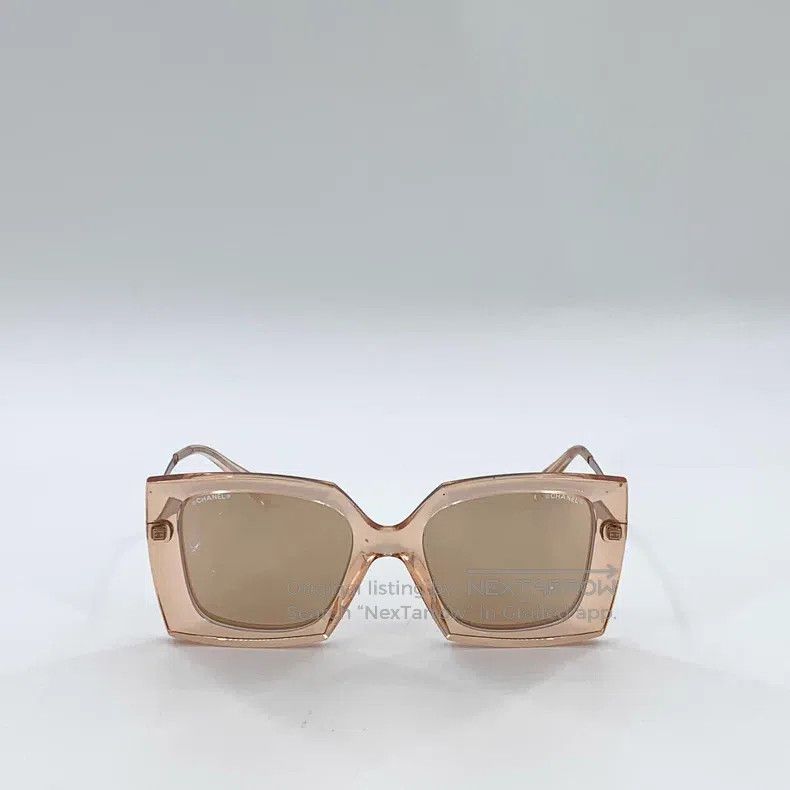 Chanel Chanel Rose gold square frame sunglasses Size ONE SIZE - 3 Thumbnail