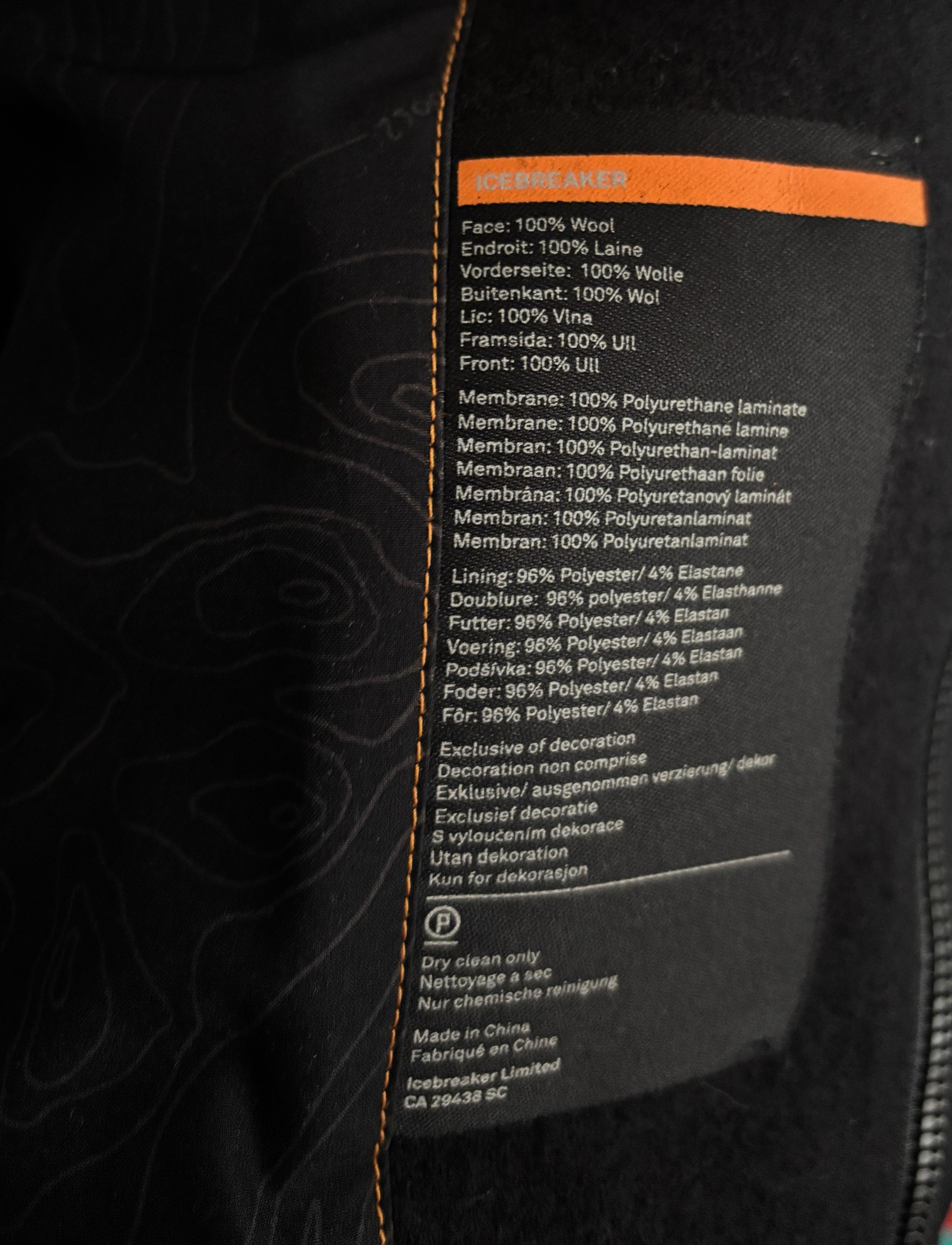 Icebreaker $435 Legacy Black Merino Wool Coat/ Jacket Medium - Large Size US L / EU 52-54 / 3 - 4 Thumbnail