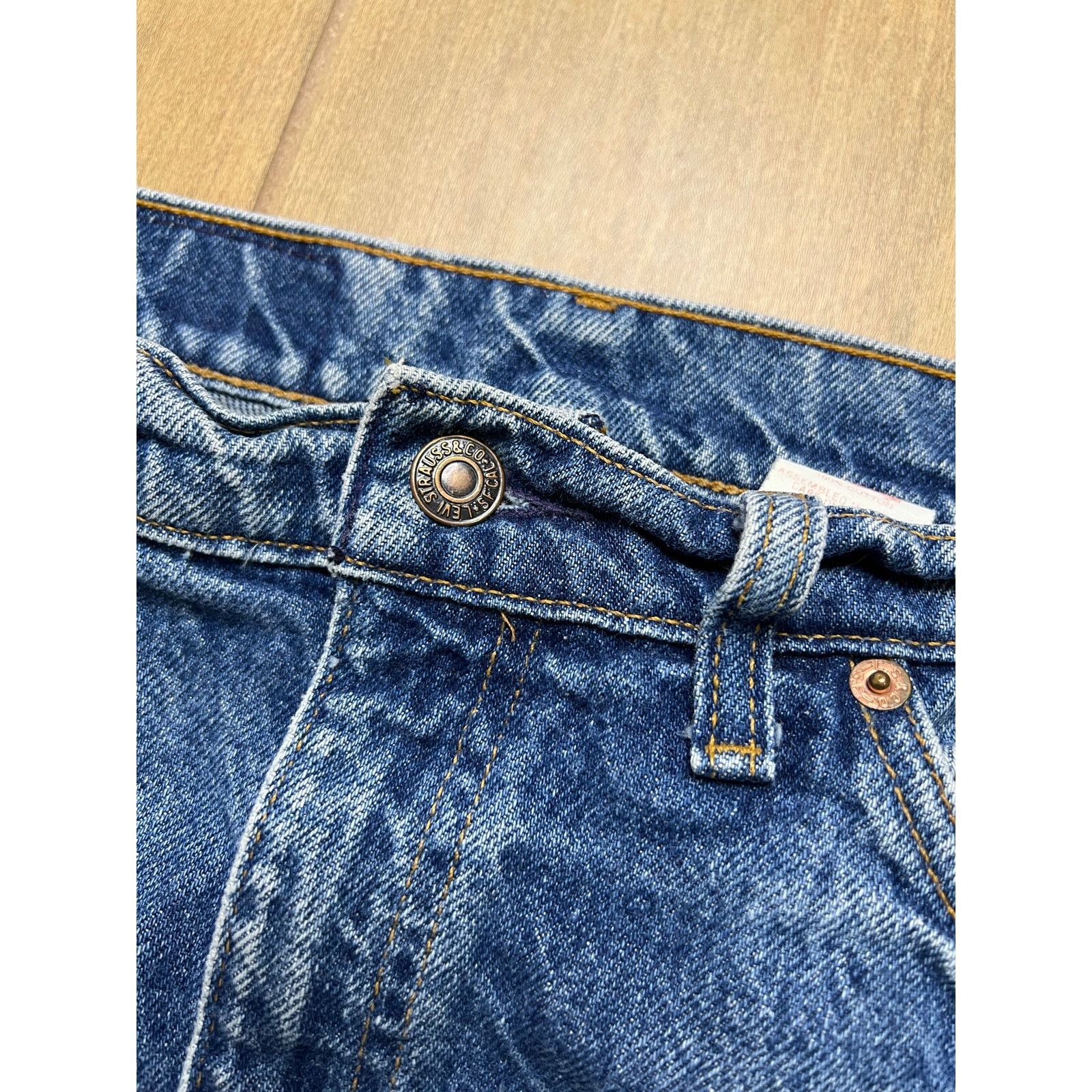 Levi's Vintage Levi’s 505 90s Jeans 32x30 Orange Tab Made Mexico Size US 34 / EU 50 - 3 Thumbnail