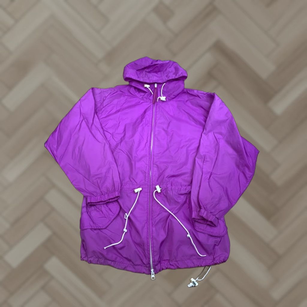 Vintage VINTAGE Woolrich Windbreaker Jacket Womens M Fuschia Nylon Outdoor Hooded 12692 Size M / US 6-8 / IT 42-44 - 1 Thumbnail