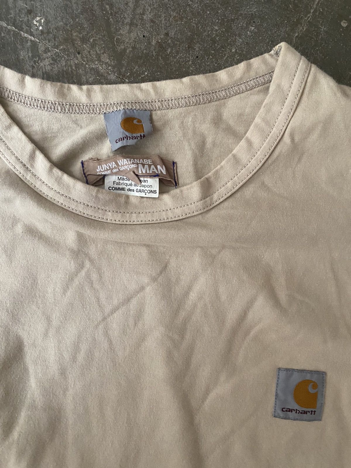 Carhartt × Junya Watanabe Junya Watanabe x Carhartt Long Sleeves Tee Wtaps Kapital CDG Size US L / EU 52-54 / 3 - 2 Thumbnail