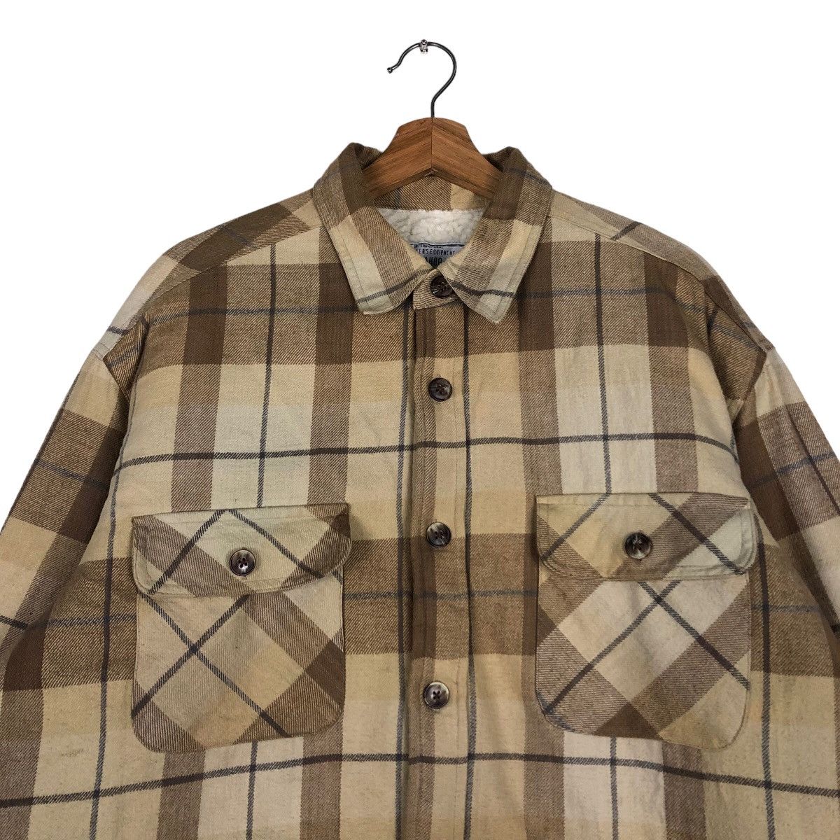 Flannel 🔥Vtg Flanne Jacket Seahop Japan Tartan Design Issey Miyake Size US L / EU 52-54 / 3 - 3 Thumbnail