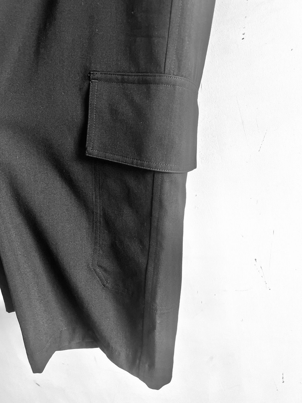 Yohji Yamamoto Yohji Yamamoto Pour Homme - W/GABARDINE FRONT TUCK PANTS Size US 30 / EU 46 - 5 Thumbnail