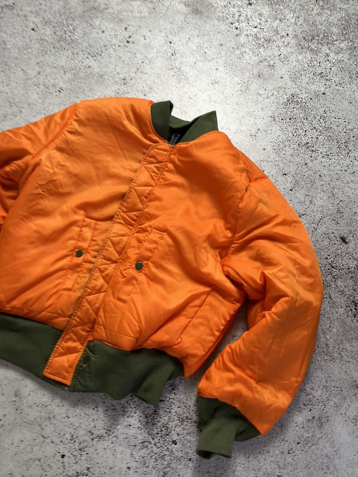 Alpha Industries × Vintage 💣Vintage Alpha Industries Bomber Ma-1 Bomber Size US M / EU 48-50 / 2 - 8 Thumbnail