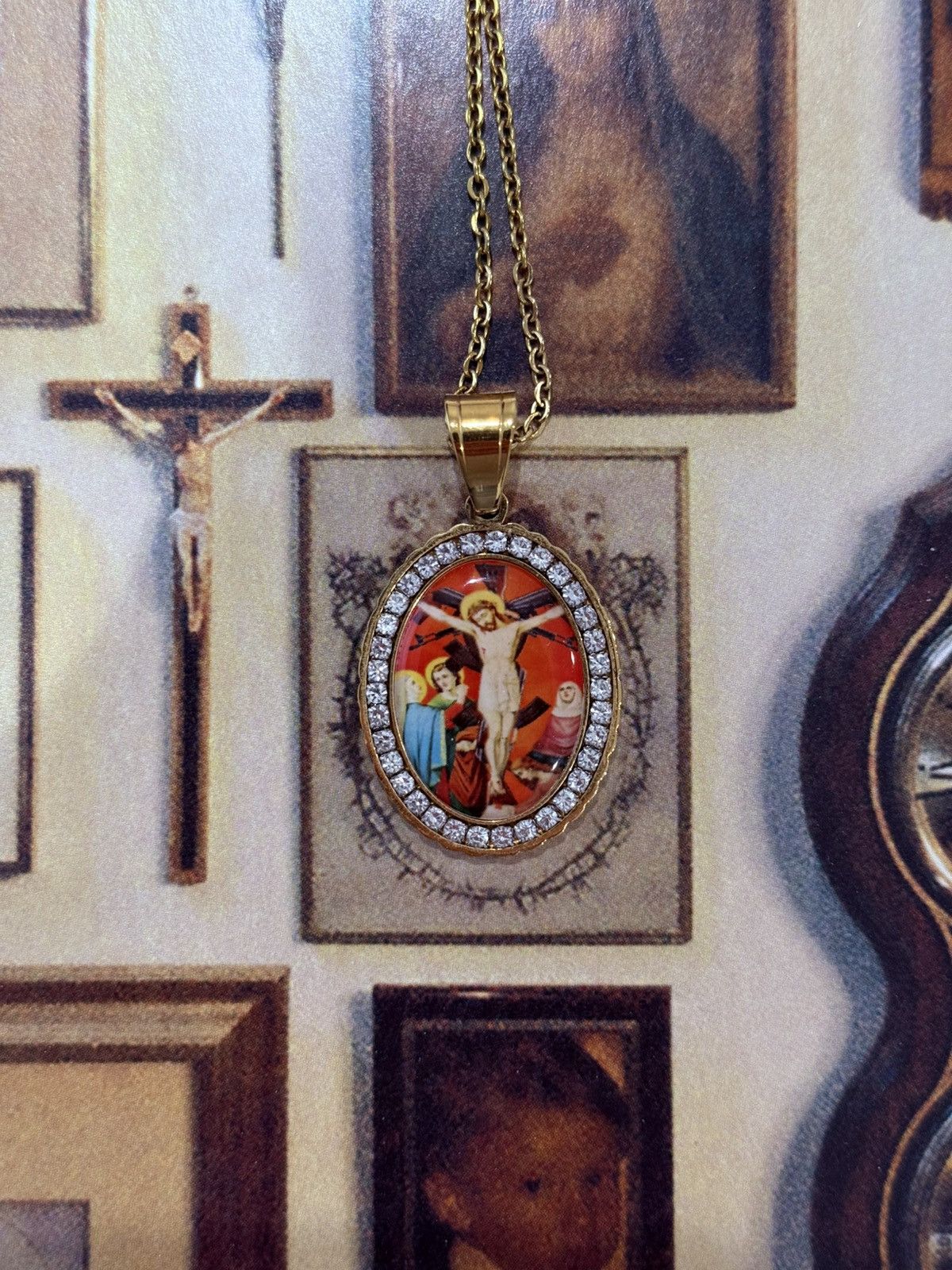 G59 Records G59 $uicideboy$ Crucifix Kalashnikov AK 47 pendant Size ONE SIZE - 3 Thumbnail