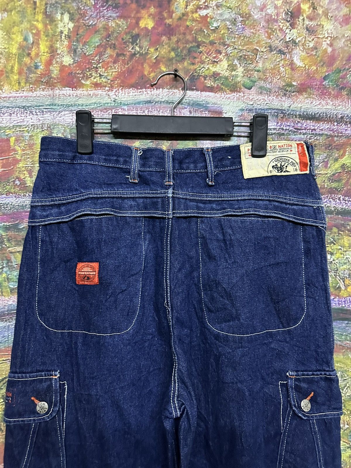 JNCO Vintage PNB Baggy jnco style jeans cargo Size US 34 / EU 50 - 9 Thumbnail