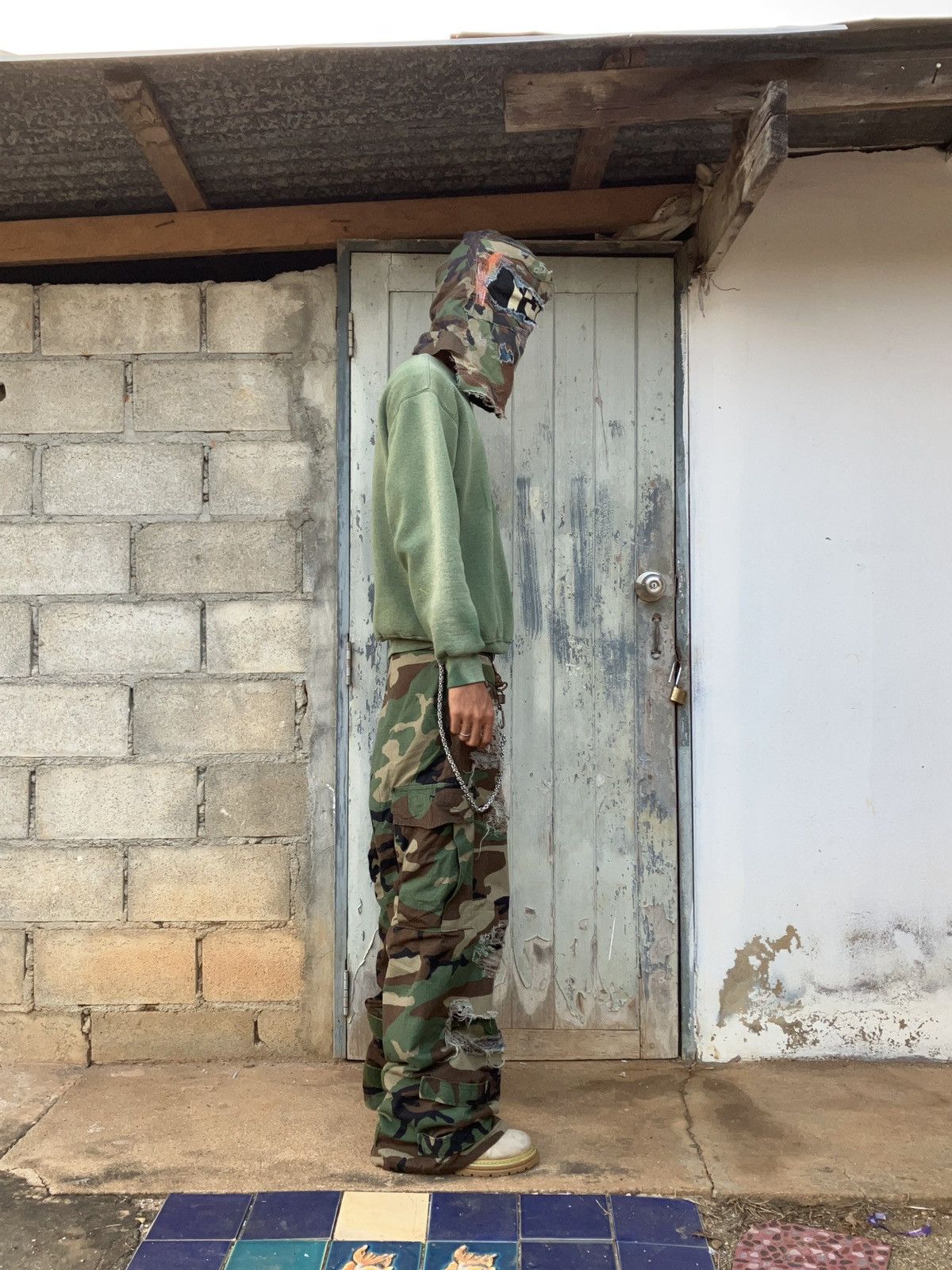 Russell Athletic × Vintage Vintage Russell sweater & faded us.Army. (Made in USA.) Size US M / EU 48-50 / 2 - 14 Thumbnail