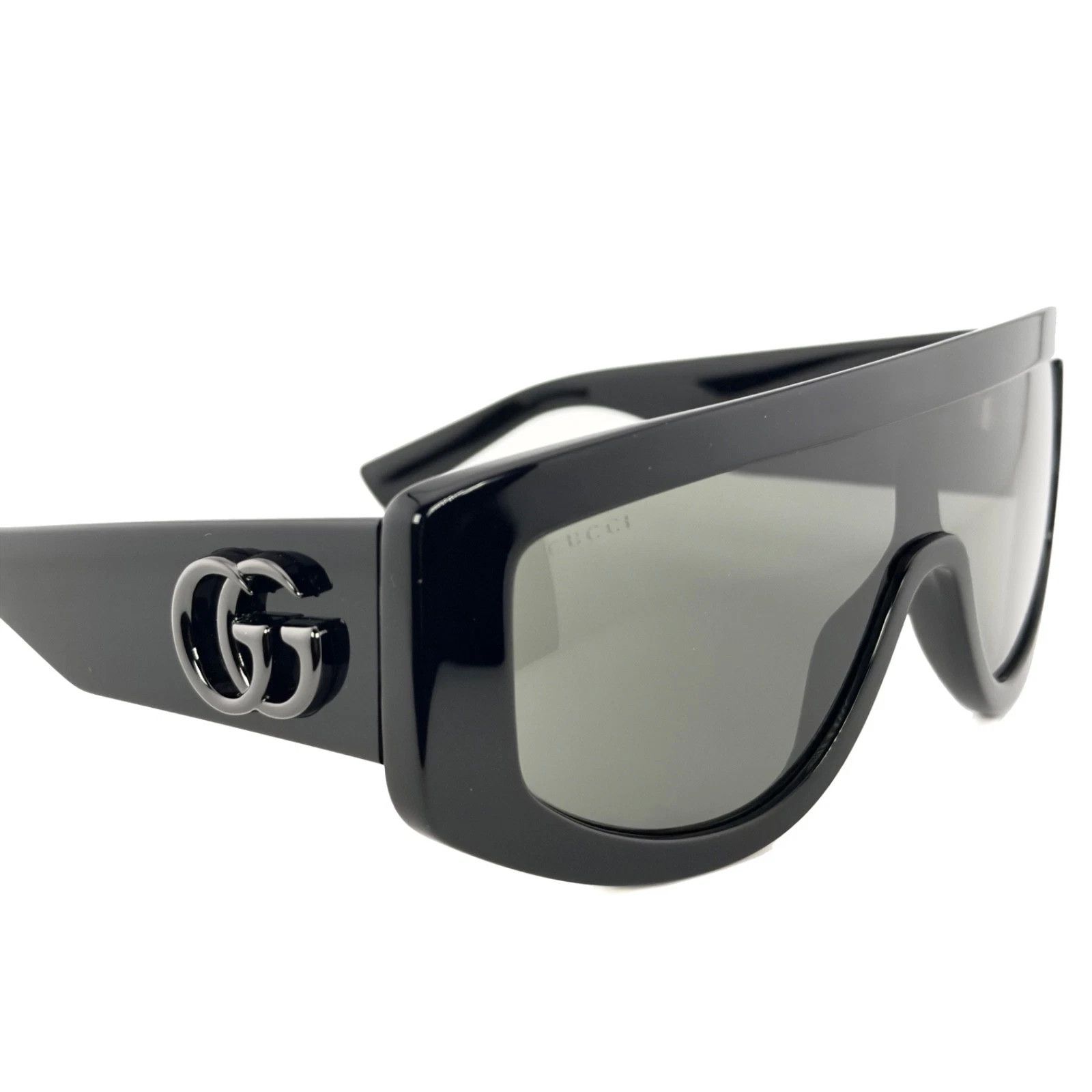 Gucci GUCCI GG1950S Black 1950 GG Geometric Mask Sunglasses 001 Size ONE SIZE - 6 Thumbnail