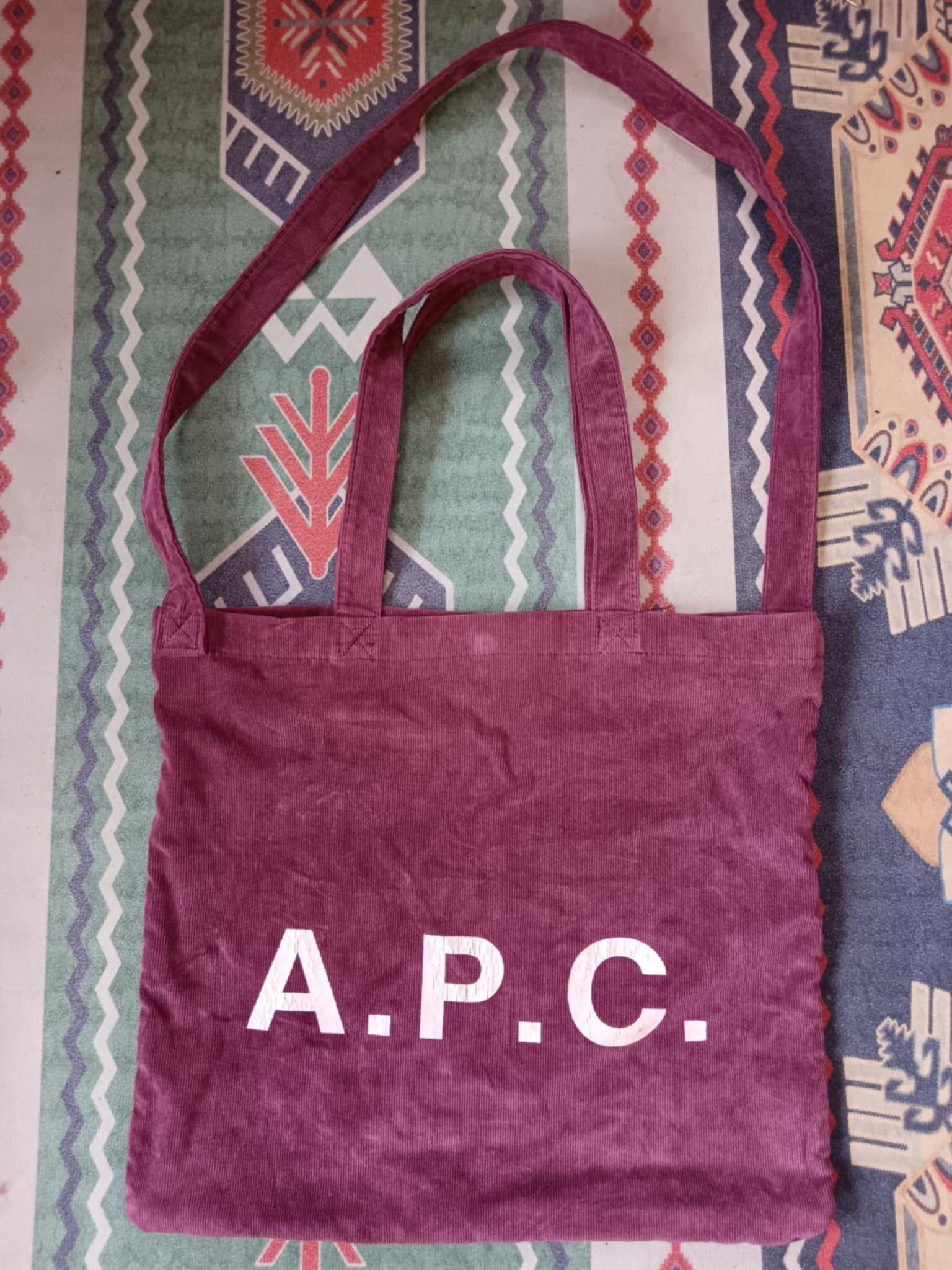 AUT. A.P.C TOTE / 2 WAY BAG