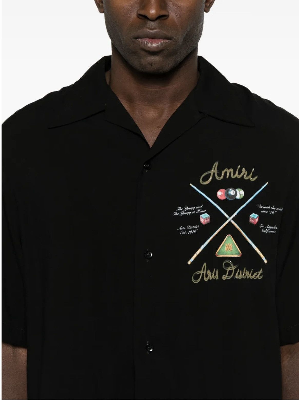 Amiri Amiri Pool Cue Bowling shirt Size US M / EU 48-50 / 2 - 2 Thumbnail