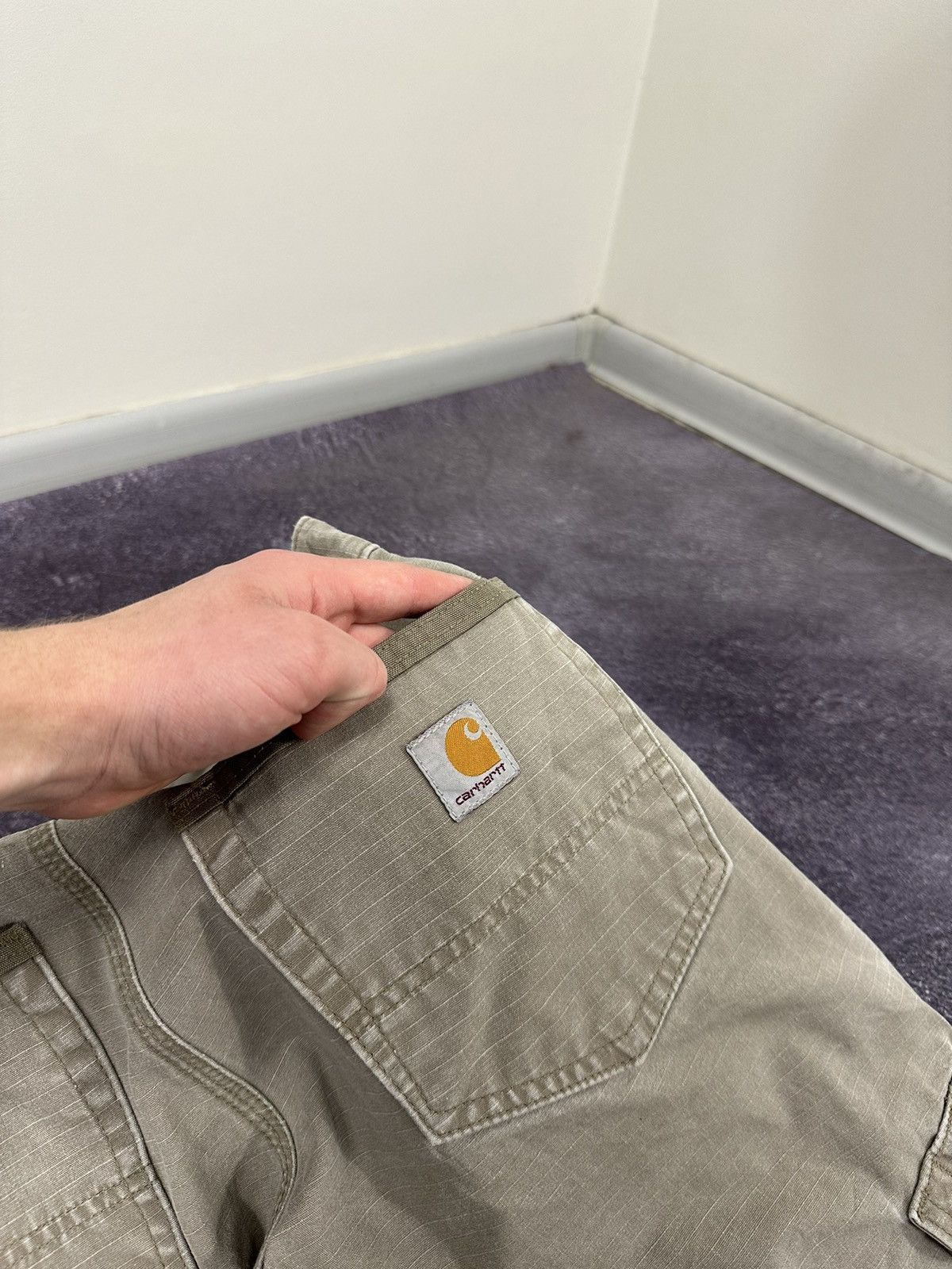 Carhartt Vintage Carhartt Double Knee Cargo Baggy Hype USA Work Pants Size US 32 / EU 48 - 9 Thumbnail