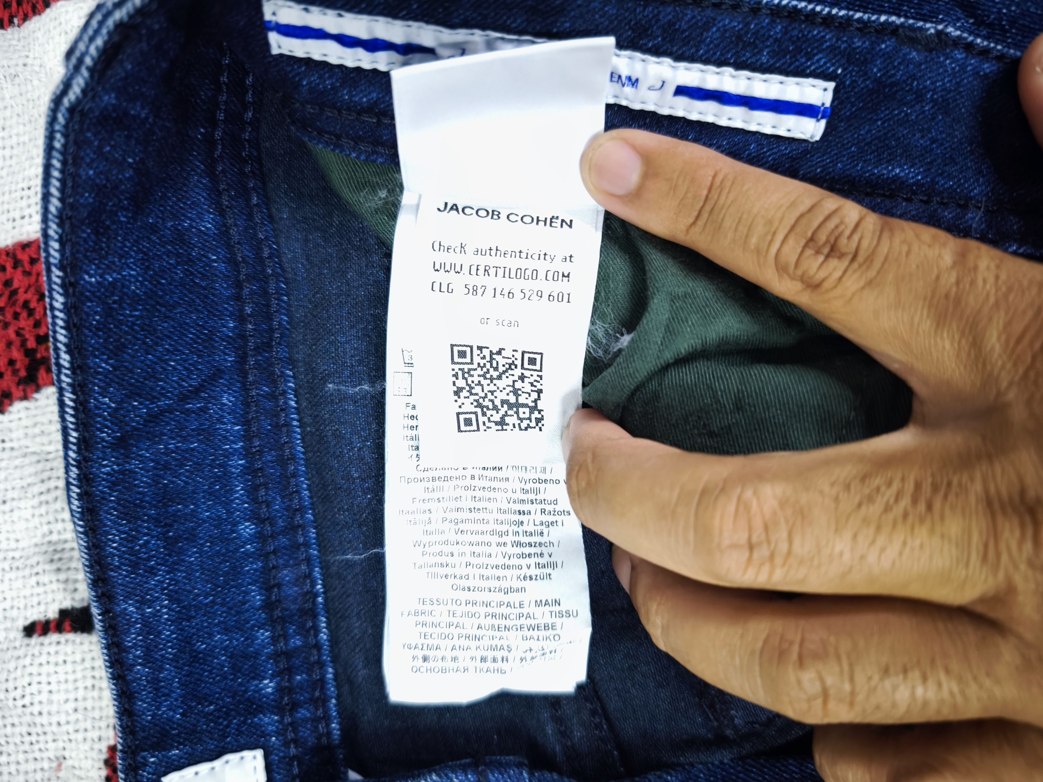 Jacob Cohen Authentic Jacob Cohen Denim Jeans Olive Badge Size US 31 - 11 Thumbnail