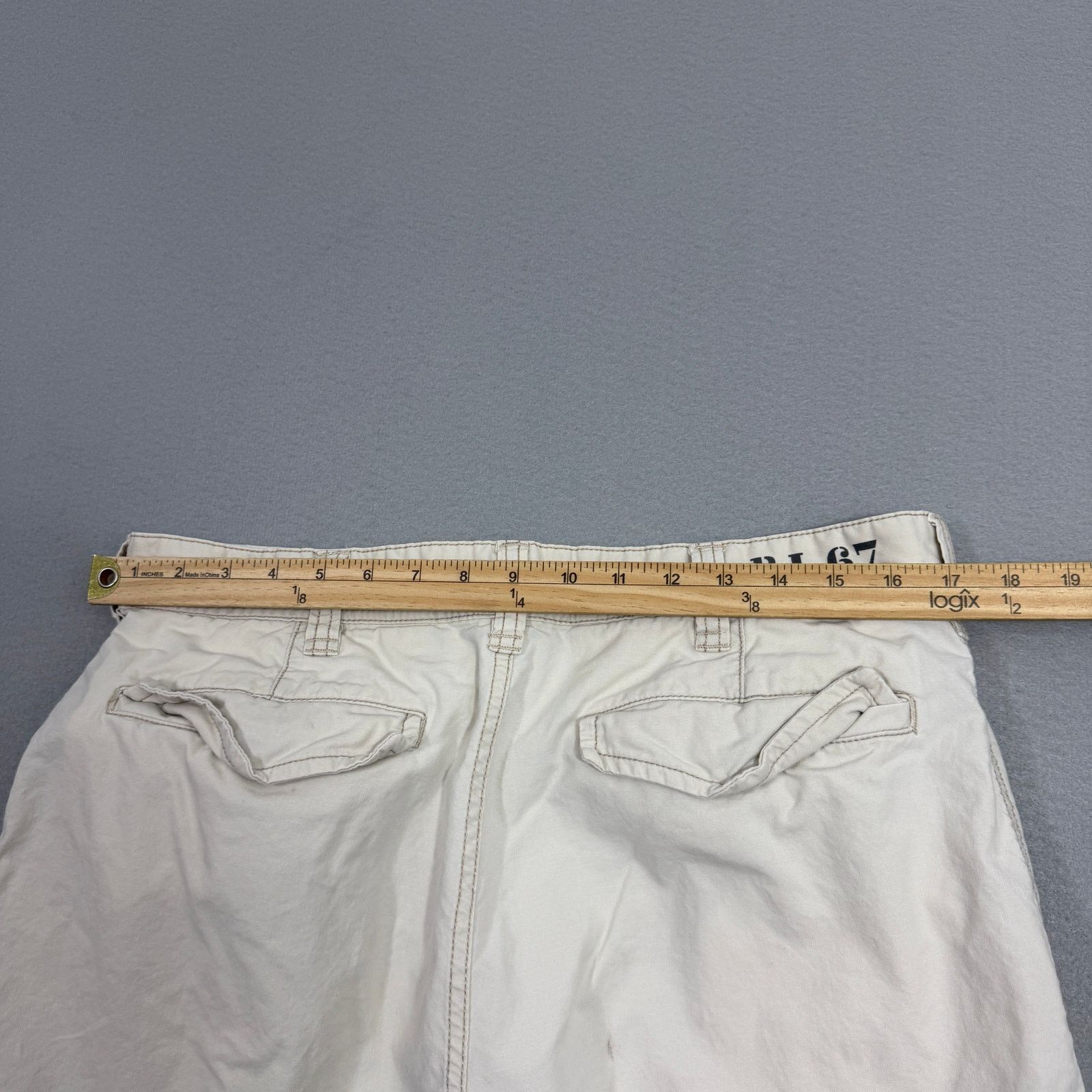 Polo Ralph Lauren Vintage Polo Jean Co Cargo Shorts Men's 34 White 11" Inseam Size US 34 / EU 50 - 9 Thumbnail