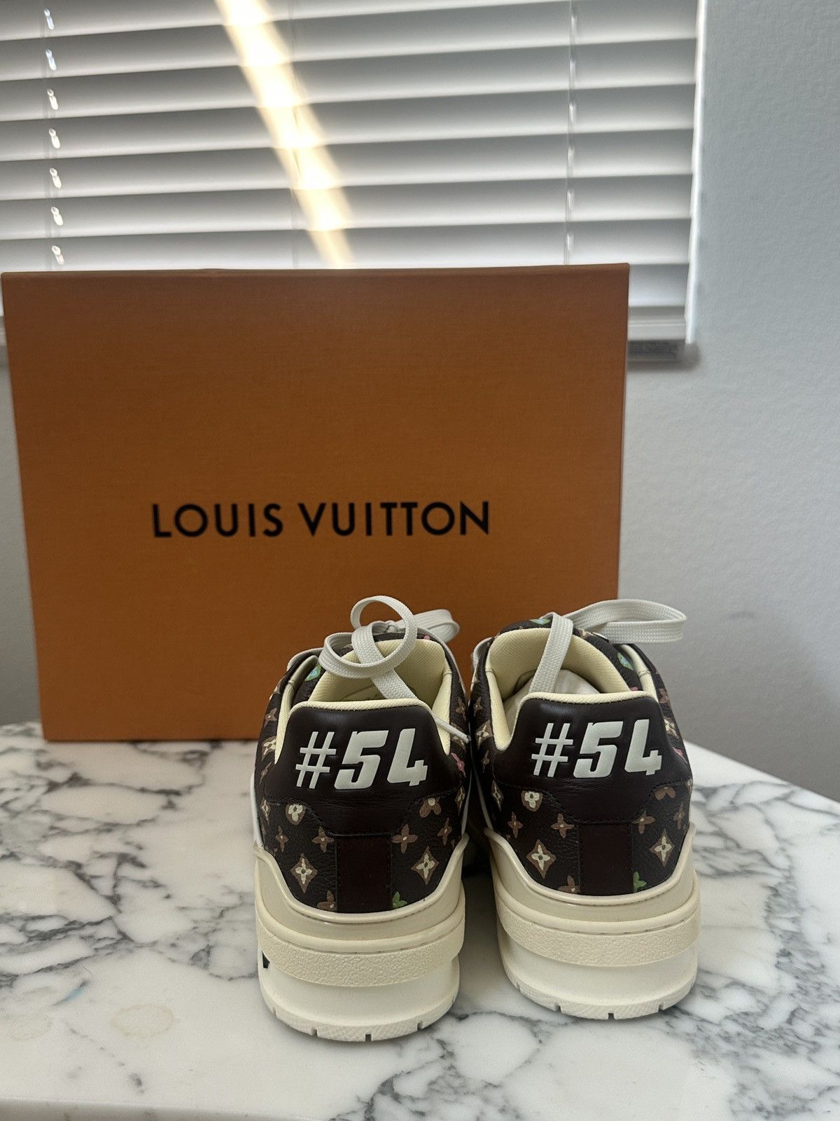 Louis Vuitton × Tyler The Creator Louis Vuitton by Tyler, the Creator LV Trainer Mocha Size US 6 / EU 39 - 4 Thumbnail