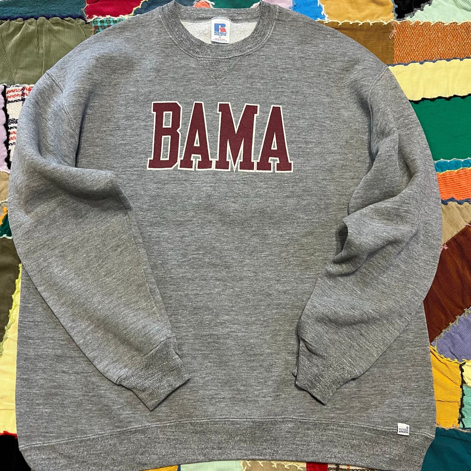 Russell Athletic Vintage Russell Athletics Bama Grey Crewneck Sweatshirt L Size US L / EU 52-54 / 3 - 1 Thumbnail